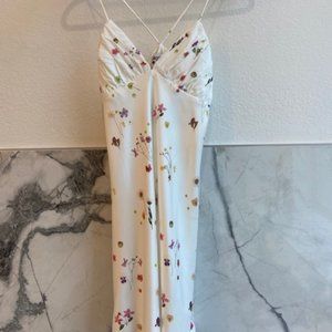 Princess Polly White Floral Mini Dress US Size 4